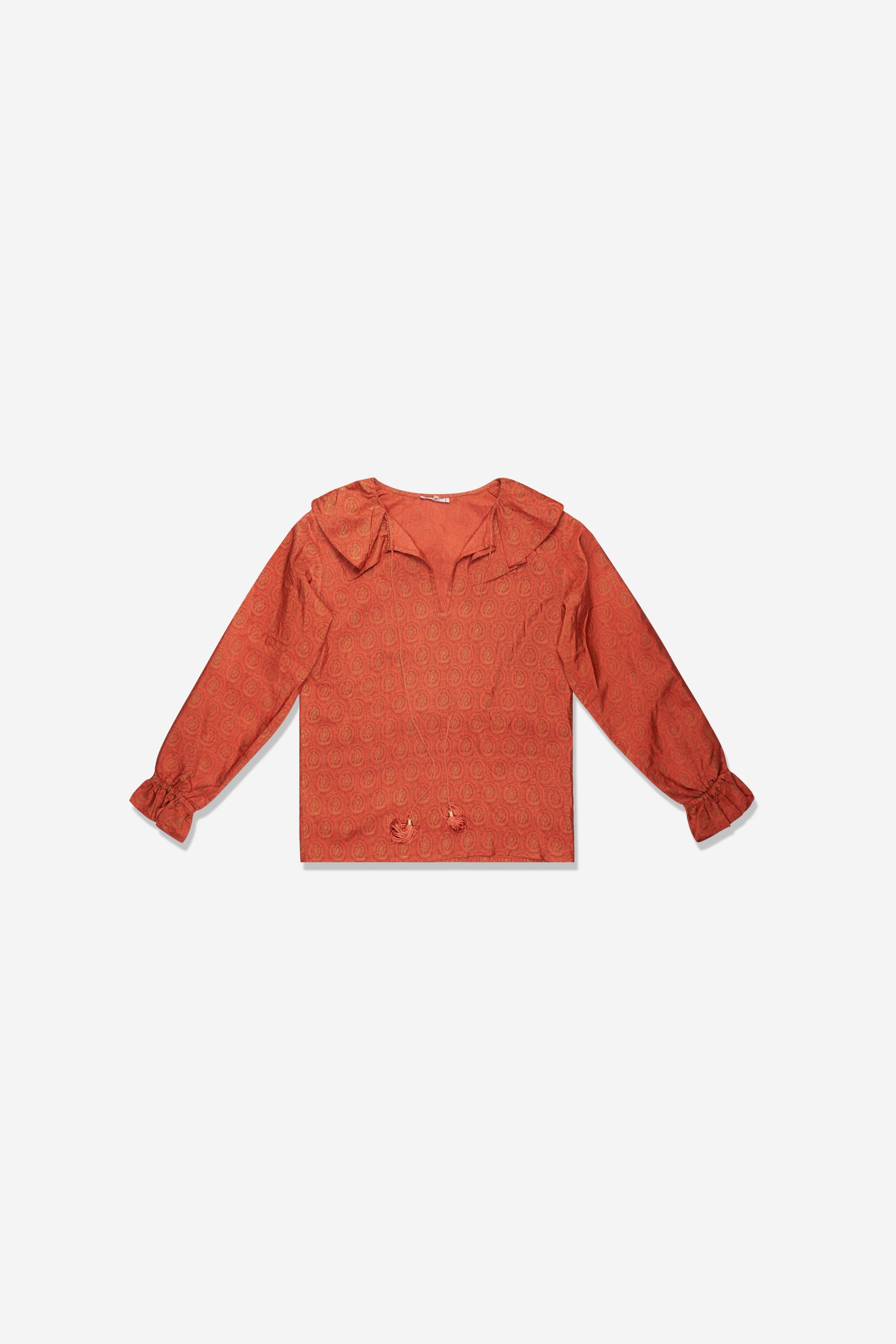 Yves Saint Laurent orange shirt