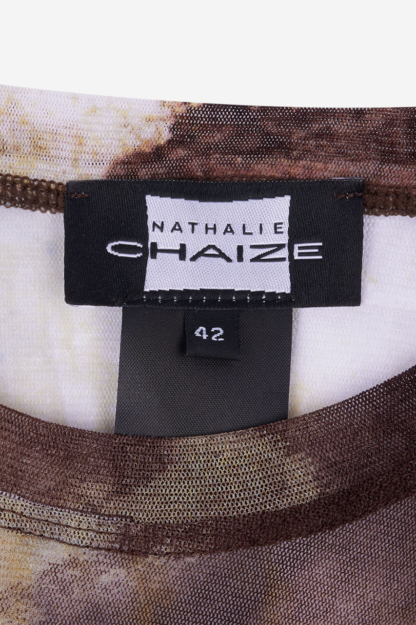 Nathalie Chaize mesh T-shirt