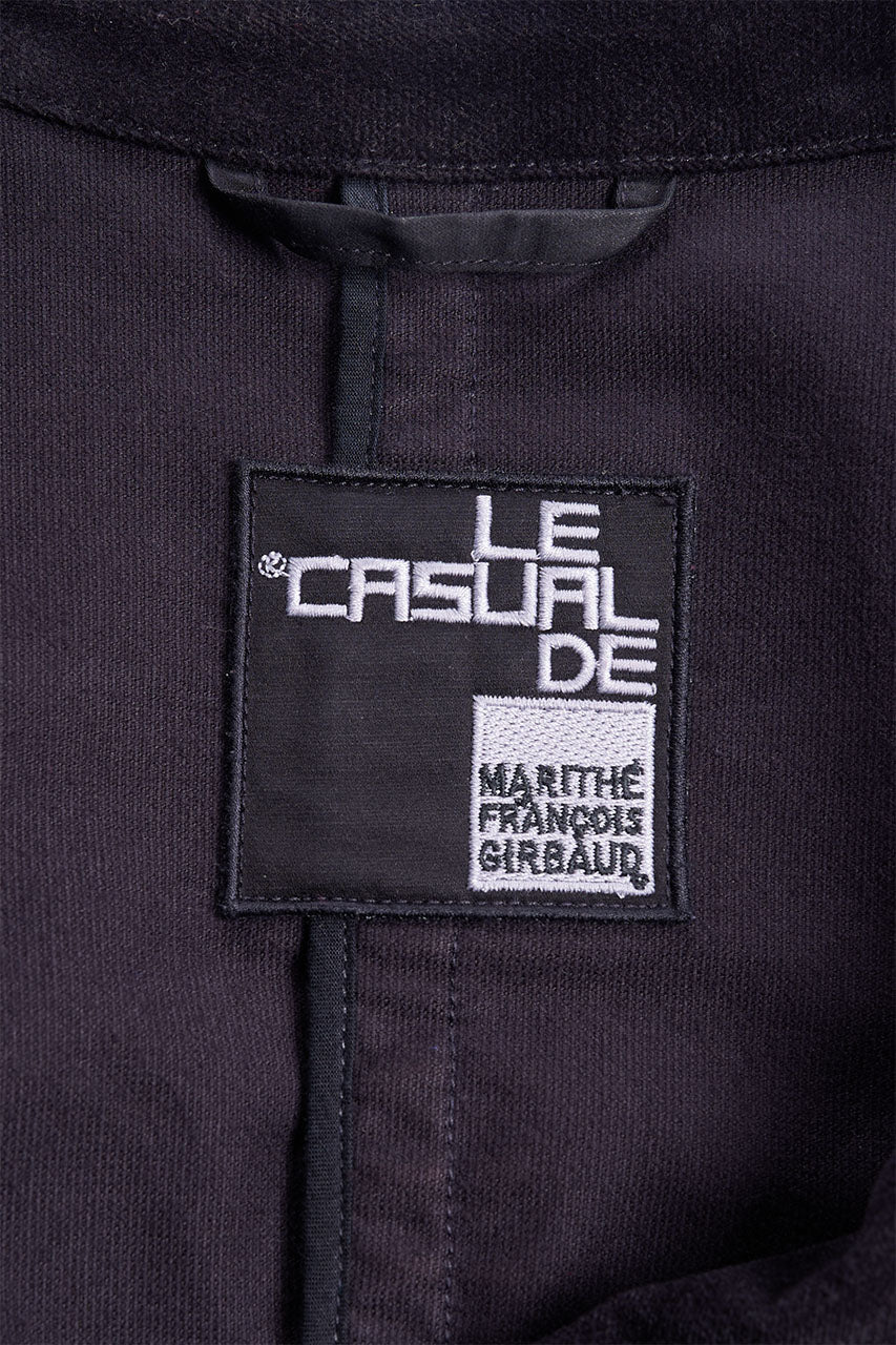 Veste en velours noir